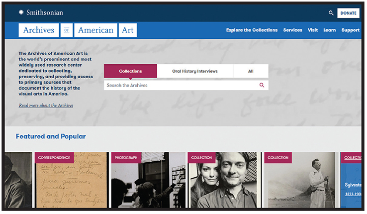 The Smithsonian's Archives of American Art | eReview
